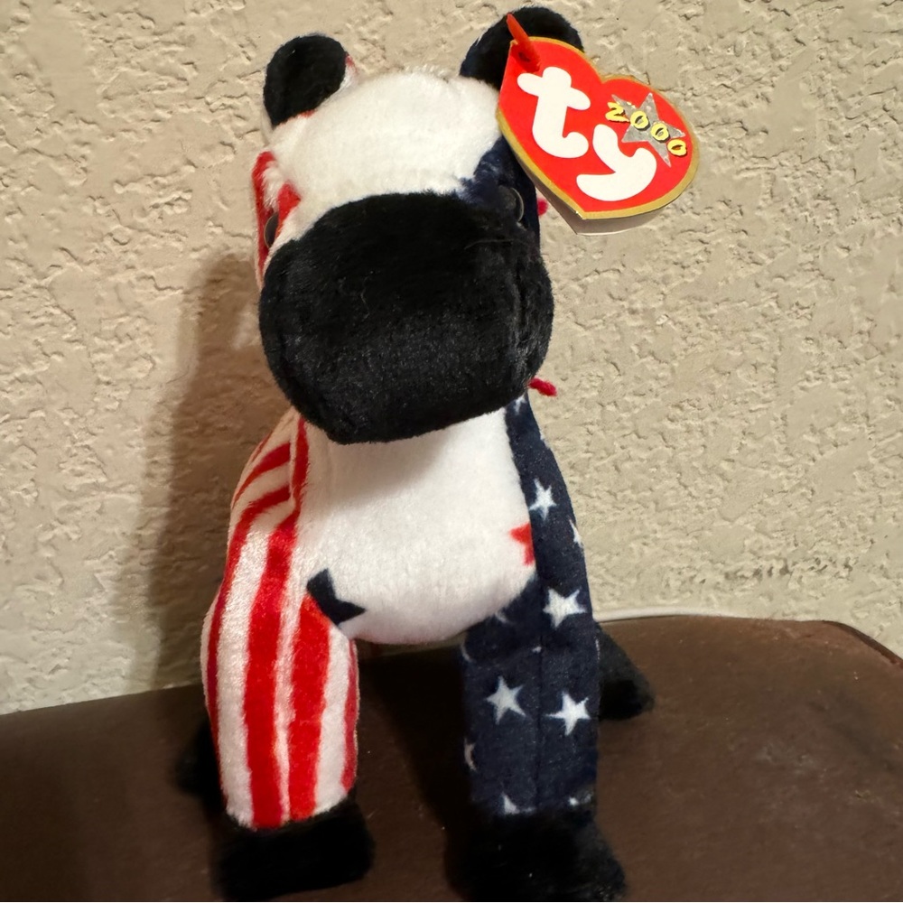 Vintage WT 2000 Ty Beanie Babies Lefty the Donkey